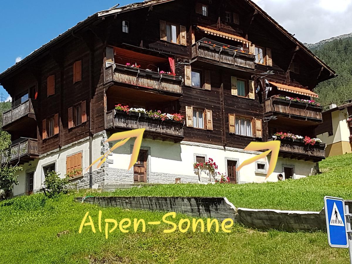 Apartament Alpen-Sonne St. Niklaus Zewnętrze zdjęcie